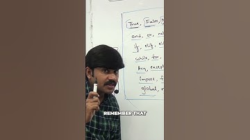 Python Keywords: True, False, and None Explained! #shorts