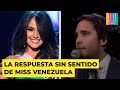 La incómoda respuesta de Miss Venezuela a Diego Boneta