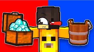 UNLIMITED DIAMONDS or a Bucket in Minecraft?