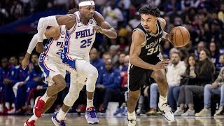 San Antonio Spurs vs Philadelphia 76ers - Full Game Highlights | October 22, 2022