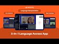 Live translation for events: 3-in-1 language access