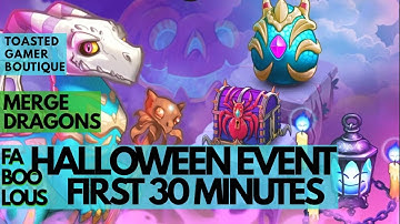 Merge Dragons Fa-BOO-lous Halloween Event • First 30 Minutes ☆☆☆