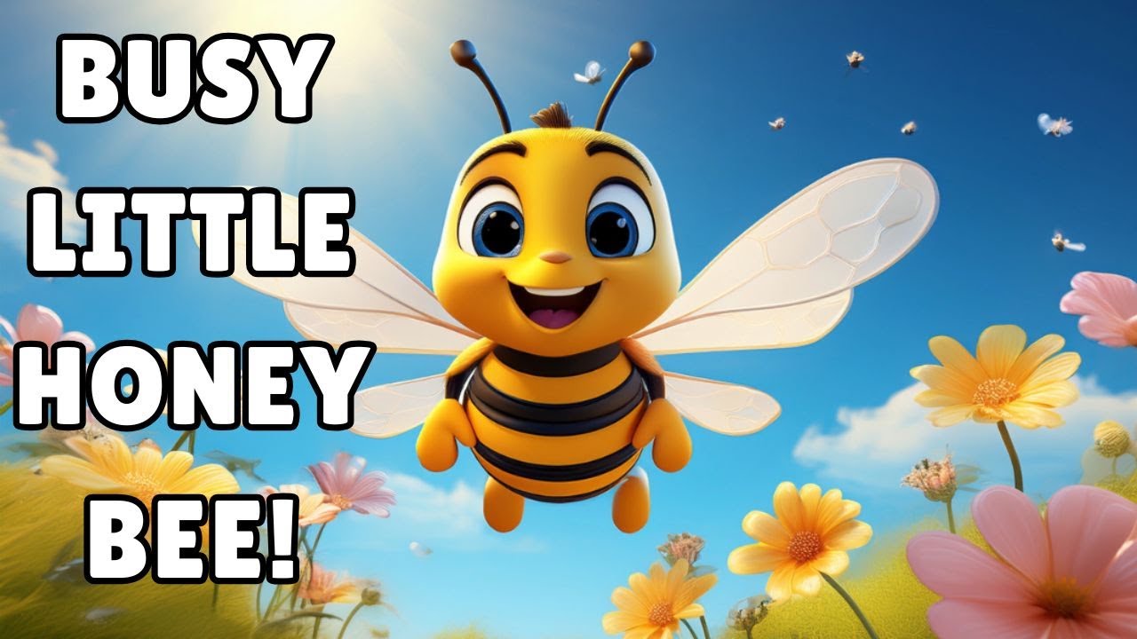 Busy Honey Bee Song l Bee Life Explained in Song l Learn How Bees Make ...