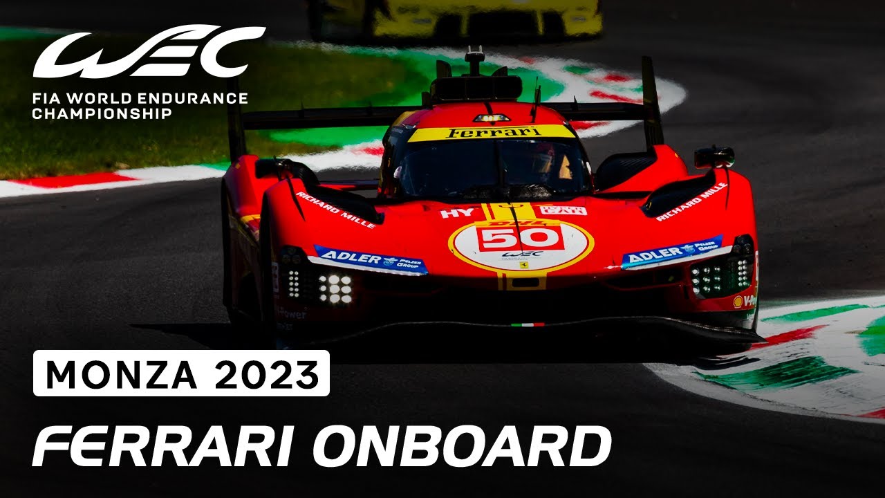 Jump Onboard the Ferrari Hypercar No.50 I 2023 6 Hours of Monza I FIA WEC