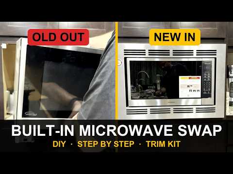 How to Replace a Built-In Microwave with Trim Kit | Panasonic NN-SN96JS → NN-SN98JS