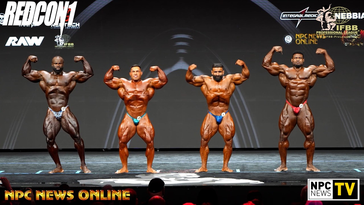 2025 IFBB Pro League Mr Olympia Prejudging Comparison 4K Video