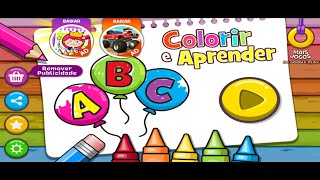Colorir e aprender  jogo para crianças em português screenshot 5