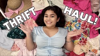 Thrift Haul Try On Girly, Preppy, Vintage Style