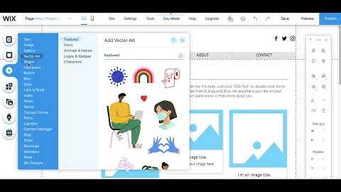 Building an ePortfolio on Wix