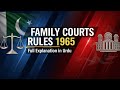 West Pakistan Family Courts Rules 1965 Explained | Family Court Procedure in Pakistan | PLR