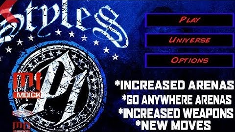 WR3D 19 Mod by Chase Charley! Increased Arenas,Go anywhere arenas,New Moves and Much more!