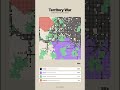 4 chaotic algorithms fight for space #satisfyingvideo #coding #memes