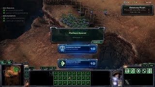 Starcraft 2 Expert Challenge Missions - RUSH DEFENSE - GOLD - Perfect Score!