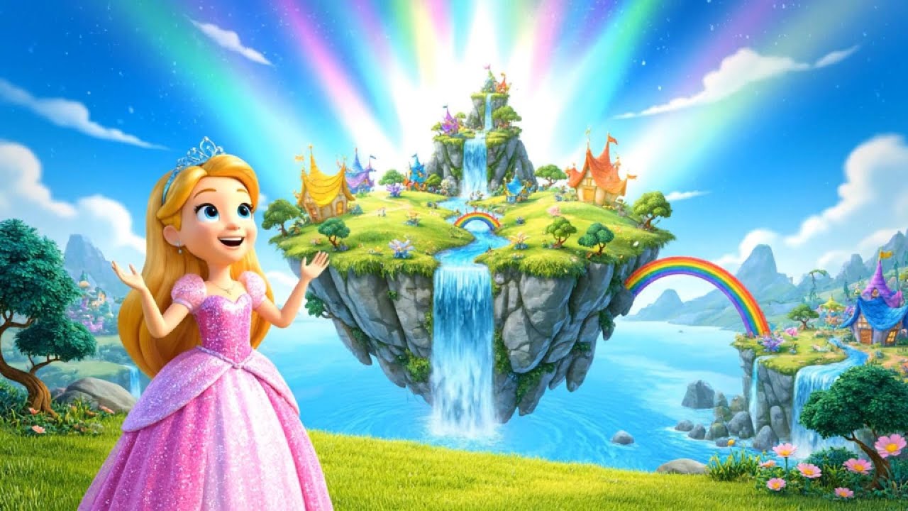 Lost Princess of the Rainbow Island | Magical Bedtime Story for Kids