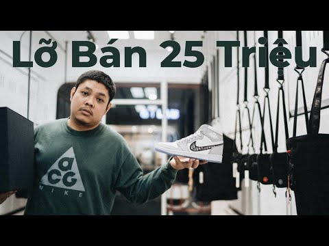 Video G-LAB Lỡ Bán Air Jordan 1 DIOR Giá 25 Triệu - Vé cưới... - youtube