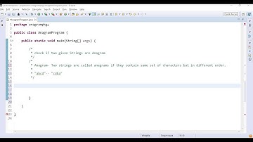 How to check if two Strings are Anagram