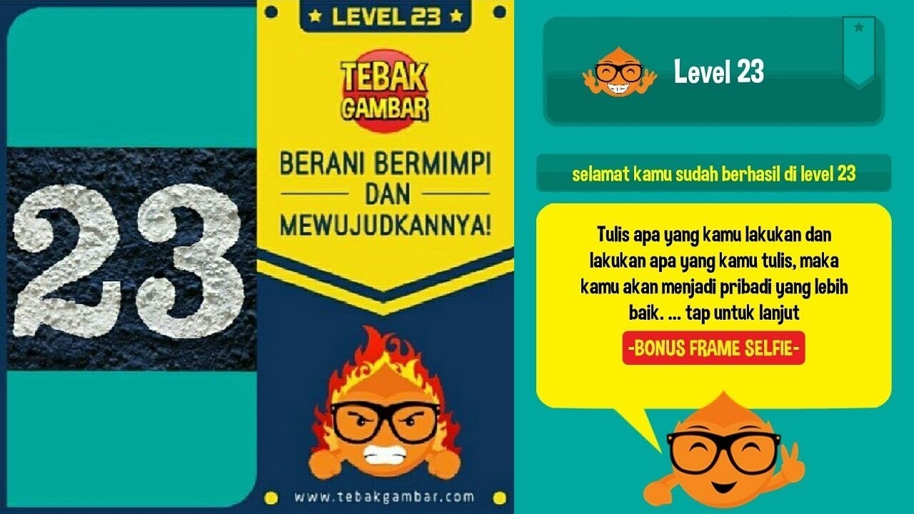 Jawaban Tebak Gambar Level 23 Beserta Gambarnya 2018 - Kunci Ujian