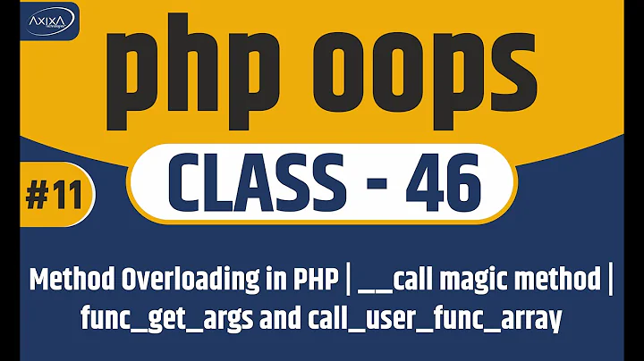 IS Method Overloading possible in PHP | __call magic method | func_get_args and call_user_func_array