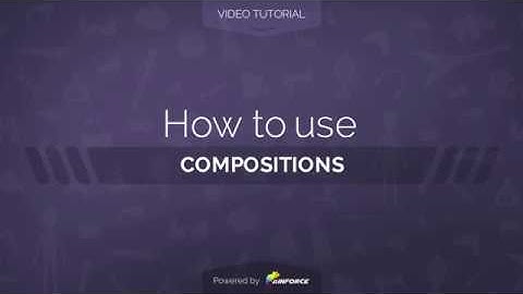 How to use Compositions  template in AinTrailers v3 | Video Tutorial [After Effects]