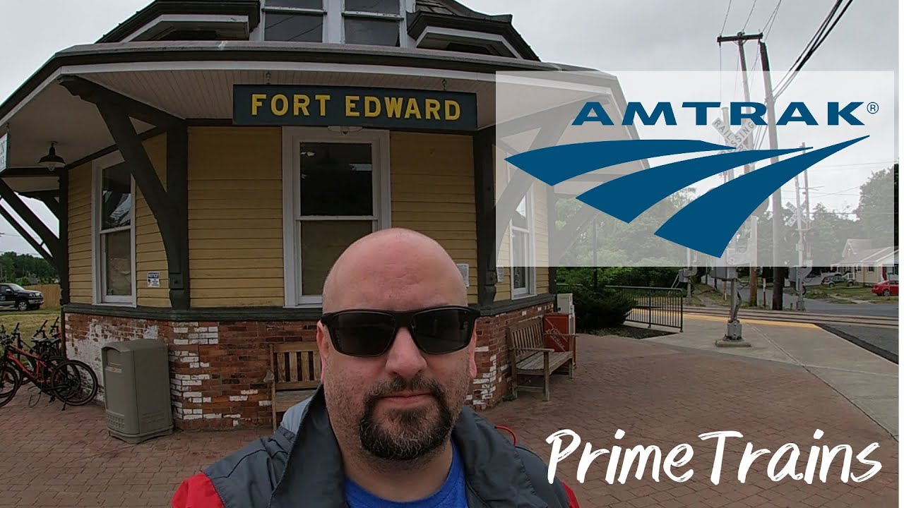 PrimeTrains - Fort Edward, New York - Amtrak Station Full Tour 