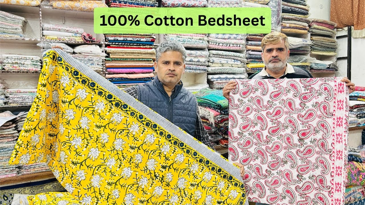 Jaipuri Bedsheets Wholesale Market | Hand Block Print & Cotton Bedsheets at Best Prices Silkgram