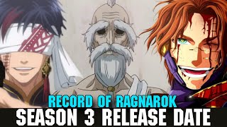 RECORD OF RAGNAROK SEASON 3 RELEASE DATE - Shuumatsu no Valkyrie season 3!