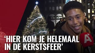 Kerstboom op de Dam staat weer aan: aftrap van de kerstperiode
