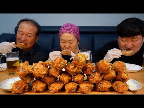 (<strong>Fried</strong> chicken drumsticks &amp;amp; Beer) 요리&amp;amp;먹방!! - Mukbang eating <strong>show</strong>
