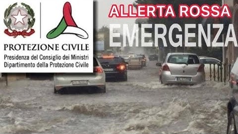 METEO🚨ALLARME ROSSO URGENTISSIMO PER ALLUVIONE NEL LAZIO!!!  DOVE???