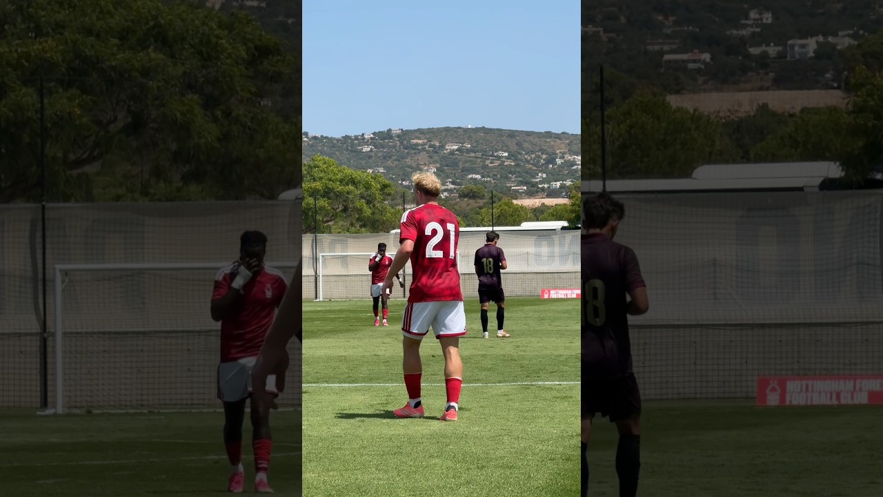 Xaver Schlager scores his first goal for the Reds against Portimonense SAD. 💥