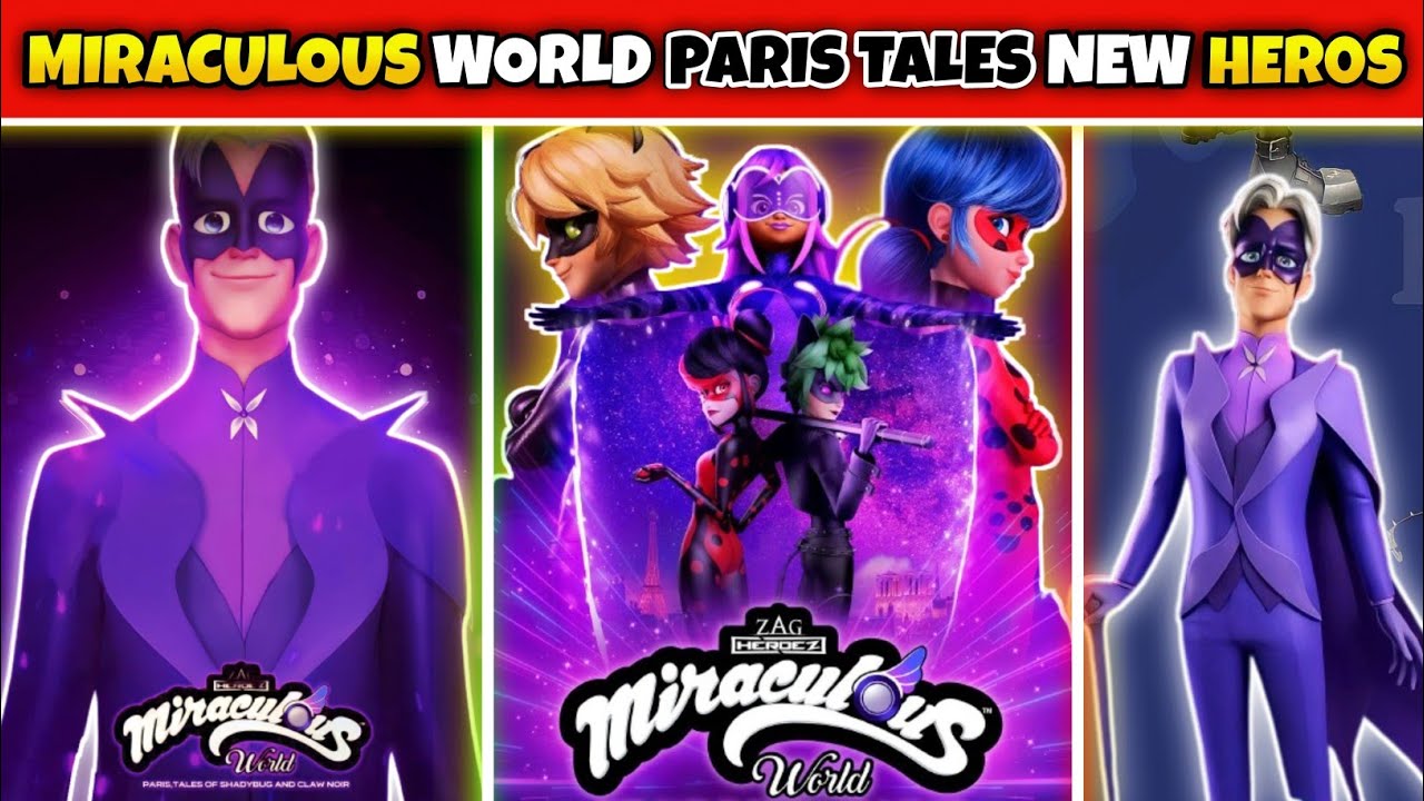 Miraculous News World ❄️ on X: 🐞 MIRACULOUS PARIS 🔮 First look at 'Nino'  and 'Gabriel (Hesperia)' from the upcoming special 'Miraculous World, Paris:  Tales of Shadybug & Claw Noir'!  /