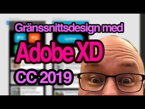 Gränssnittsdesign - Skapa prototyp med Adobe XD CC 2019