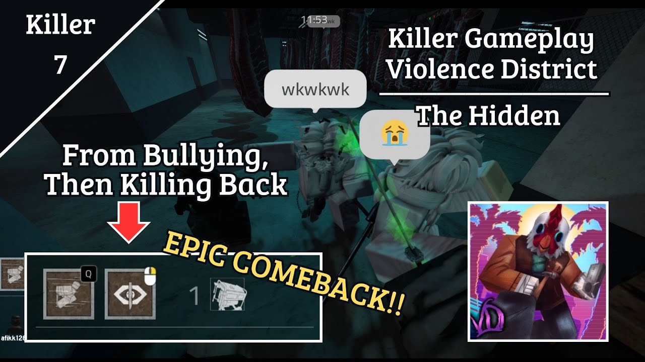 The Hidden - Berawal Dibully Lalu Bantai Balik | Violence District #7 | Roblox Indonesia