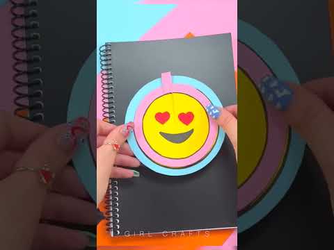 Tarjeta Mágica de Papel Emoji – SUMINISTROS ESCOLARES SÚPER LINDOS DE BRICOLAJE – REGRESO AL COLEGIO