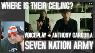 Reacting to Seven Nation Army - VoicePlay ft Anthony Gargiula (acapella) White Stripes Cover