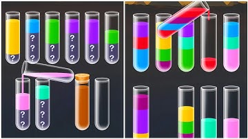 Water Sort Puzzle Walkthrough 41, ios Gameplay Simulator Think Brain Android Games