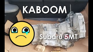 How To Remove Subaru Manual Transmission | 2004 Subaru Forester XT 5MT Transmission Swap Replacement