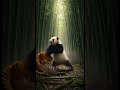 Capture de la vidéo The Fierce Tiger 🐯 Meets The Calm Panda 🐼#Tiger #Panda #Battle #Survival #Savage #Animalworld