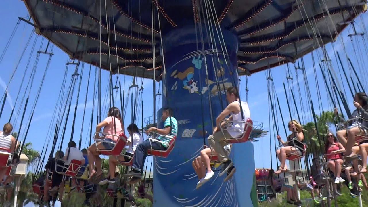 Silly Symphony Swings Disney's California Adventure Theme Park YouTube