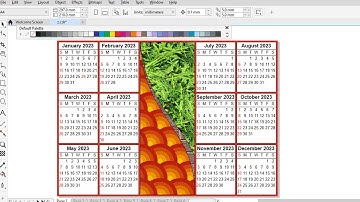 calendar 2023 ll 146 ll Calendar designing process , 2023 calendar design