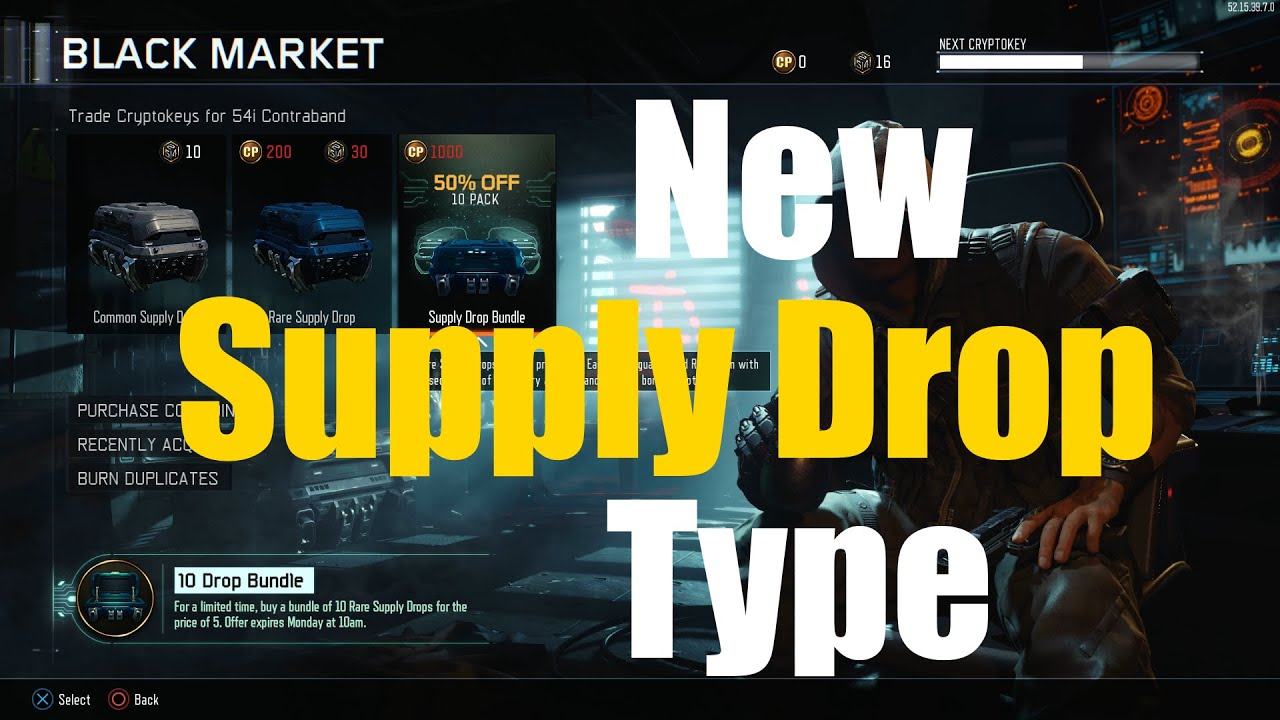 Call Of Duty Black Ops 3 Multiplayer - (New Bundle Pack Supply Drop Type) (BO3 Multiplayer)