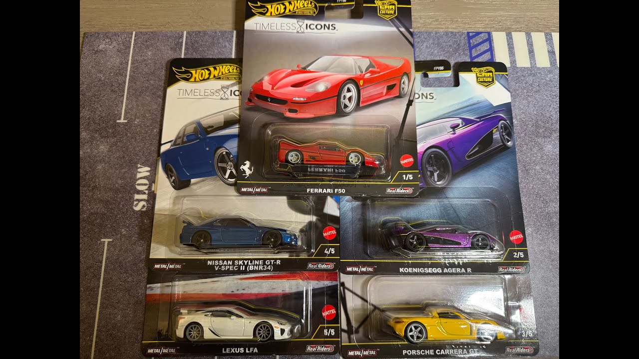 Обзор Hot Wheels Car Culture Timeless Icons