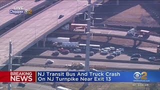 NJ Transit bus involved in crash