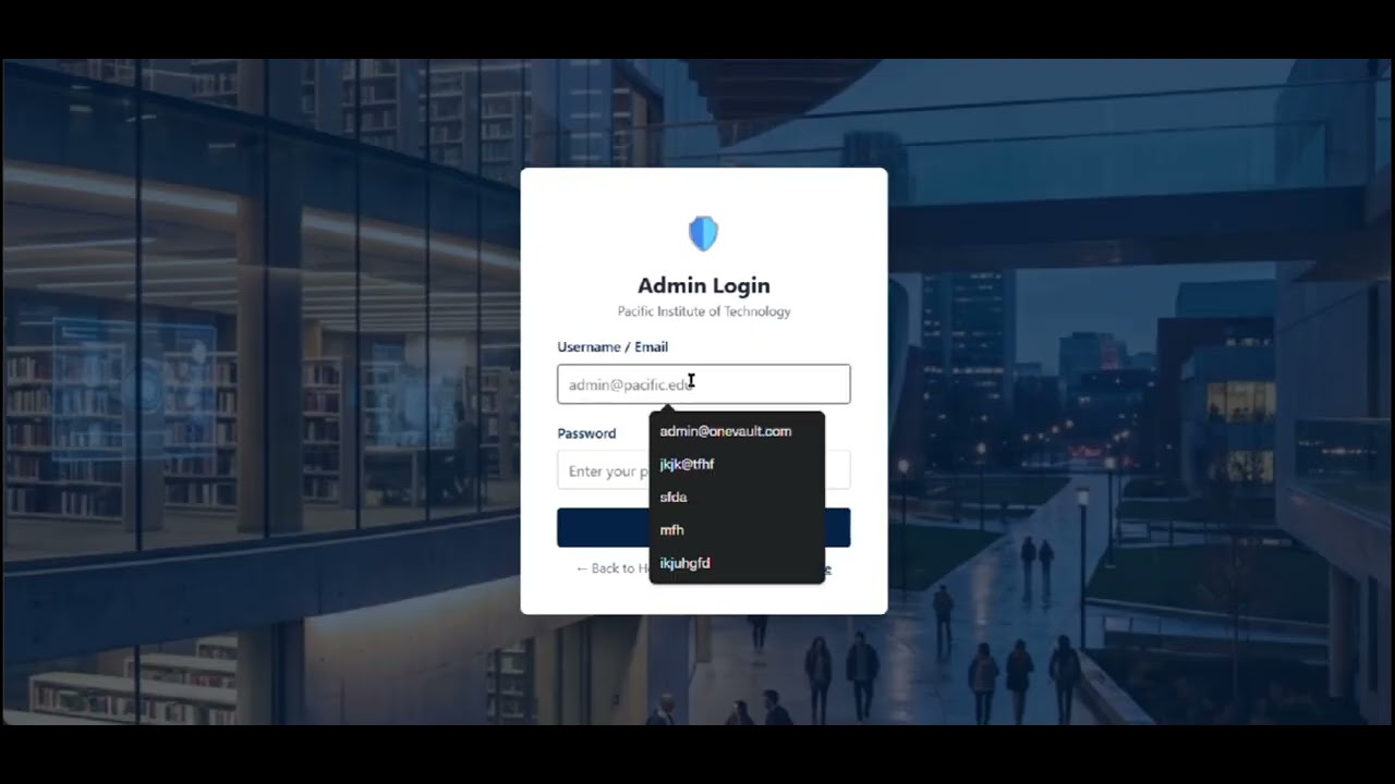 University Admission Management System | Complete Project Demo
