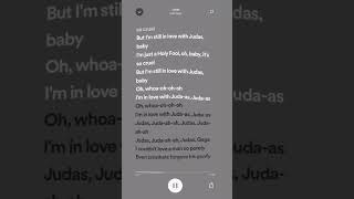Judas - Lady Gaga Sped Up Lyrics Credits