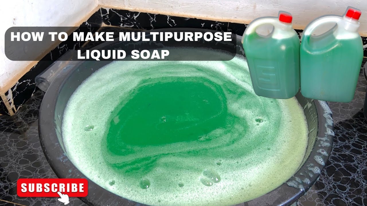 HOW TO MAKE MULTI PURPOSE LIQUID SOAP AT HOME | SELL AND MAKE MONEY ...