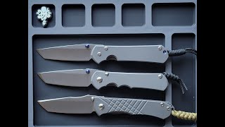 Chris Reeve Knives Tanto Blades. Sebenza 31, Inkosi and Umnumzaan show down.