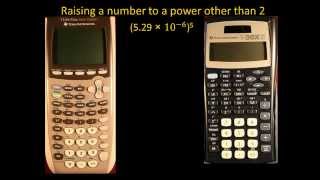 TI 30XII, TI 83 or TI 84 Advanced Scientific Notation Calculations