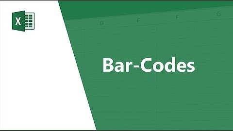 18. Bar Code Creation in MS Excel I https://vedantaeducationalacademy.com/