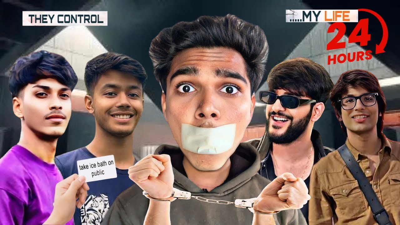 My Famous Youtuber Friends Control my life for 24 hours